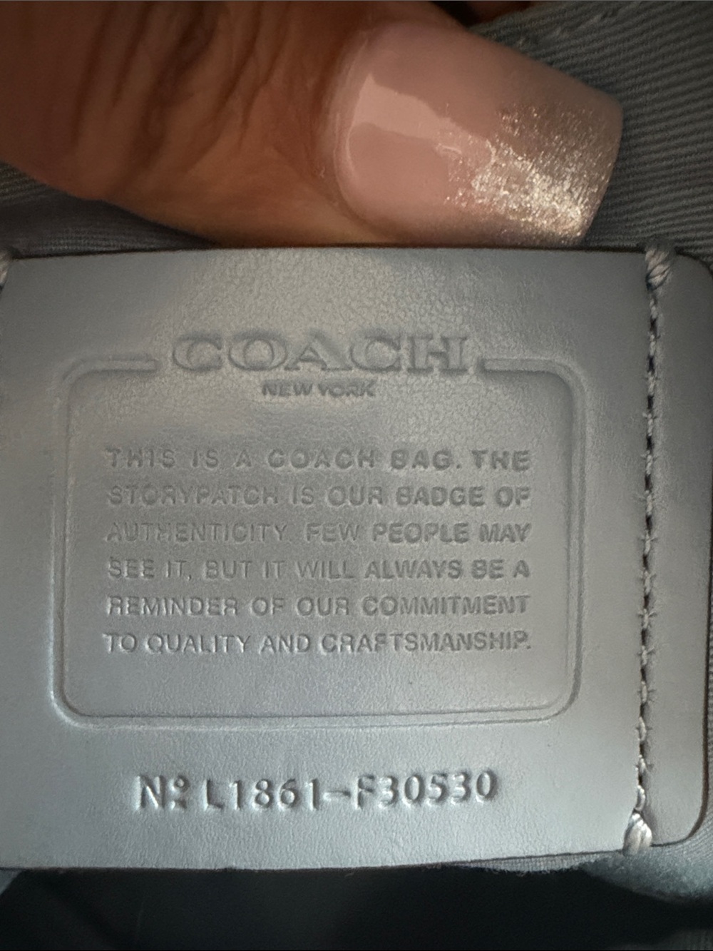 Coach Andi Mini Pebbled Leather Backpack — Periwinkle - Picture 10 of 10